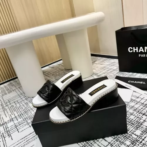 Replica Chanel Slippers For Women #1319738 $92.00 USD for Wholesale