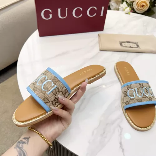 Replica Gucci Slippers For Women #1320048 $82.00 USD for Wholesale
