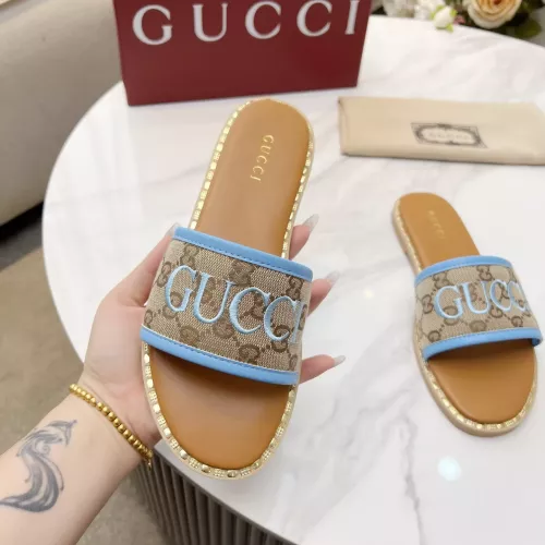 Replica Gucci Slippers For Women #1320048 $82.00 USD for Wholesale