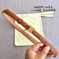 $48.00 USD Burberry AAA Quality Belts In 2.0cm For Women #1312722