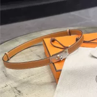 $56.00 USD Hermes AAA Quality Belts In 1.8cm For Women #1313793