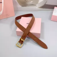 $64.00 USD MIU MIU AAA Quality Belts In 3.0cm For Women #1314415