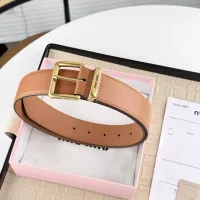 $60.00 USD MIU MIU AAA Quality Belts In 3.5cm For Women #1314428