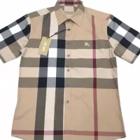 $45.00 USD Burberry Shirts Short Sleeved For Men #1318117