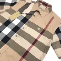 $45.00 USD Burberry Shirts Short Sleeved For Men #1318117