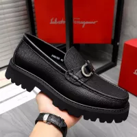 $88.00 USD Salvatore Ferragamo Leather Shoes For Men #1318436