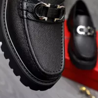 $88.00 USD Salvatore Ferragamo Leather Shoes For Men #1318436
