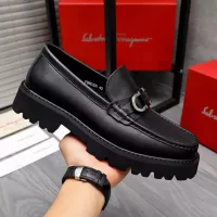 $88.00 USD Salvatore Ferragamo Leather Shoes For Men #1318438