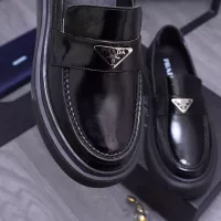 $96.00 USD Prada Leather Shoes For Men #1318466