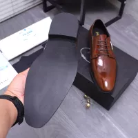 $100.00 USD Prada Leather Shoes For Men #1318472