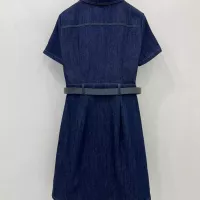 $115.00 USD Christian Dior Dresses Short Sleeved For Women #1318677