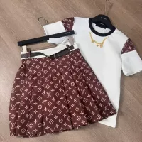 $82.00 USD Louis Vuitton LV Tracksuits Short Sleeved For Women #1318681