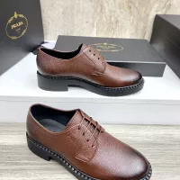 $105.00 USD Prada Leather Shoes For Men #1319314