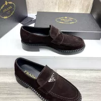 $105.00 USD Prada Leather Shoes For Men #1319318