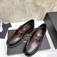 $105.00 USD Prada Leather Shoes For Men #1319321