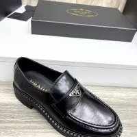 $105.00 USD Prada Leather Shoes For Men #1319322