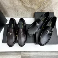 $155.00 USD Prada Leather Shoes For Men #1319327