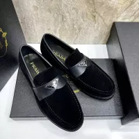 $155.00 USD Prada Leather Shoes For Men #1319335
