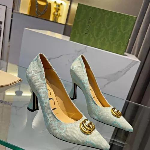 Replica Gucci High-Heeled Shoes For Women #1320198 $80.00 USD for Wholesale