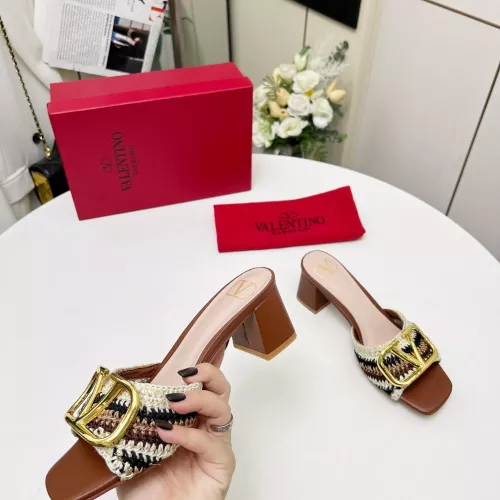 Replica Valentino Slippers For Women #1320237 $96.00 USD for Wholesale