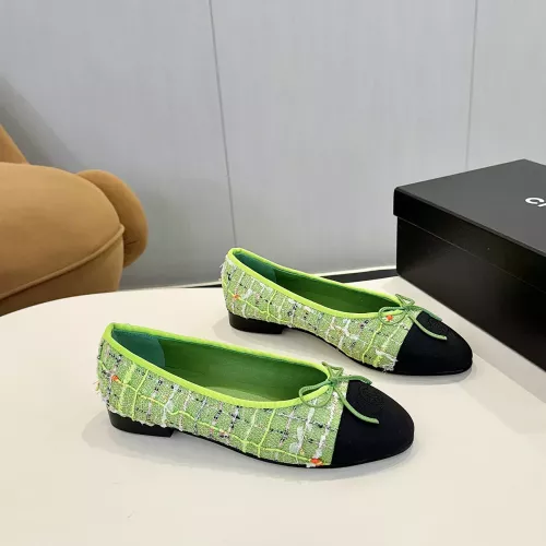 Replica Chanel Flat Shoes For Women #1320284 $92.00 USD for Wholesale