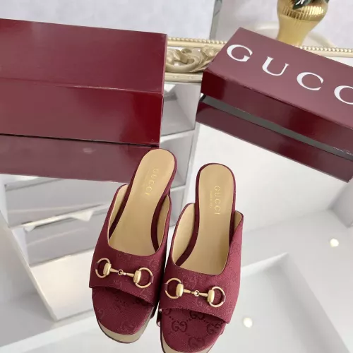 Replica Gucci Slippers For Women #1320363 $68.00 USD for Wholesale