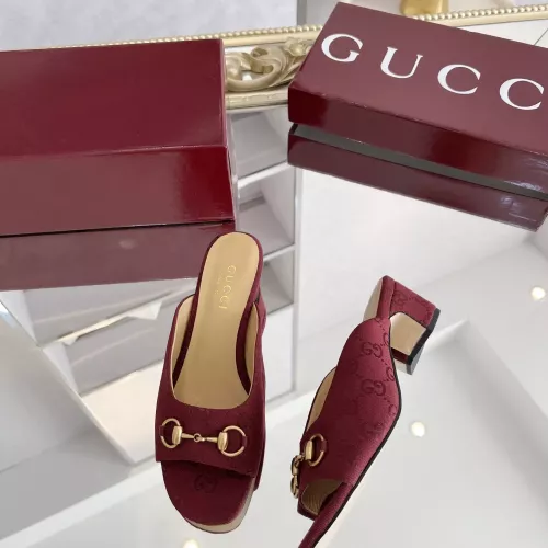 Replica Gucci Slippers For Women #1320363 $68.00 USD for Wholesale