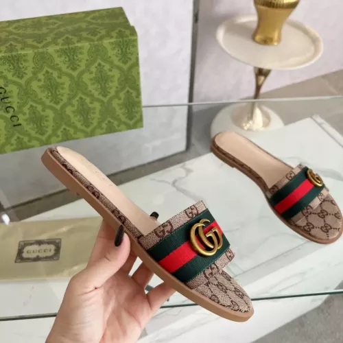 Replica Gucci Slippers For Women #1320371 $82.00 USD for Wholesale