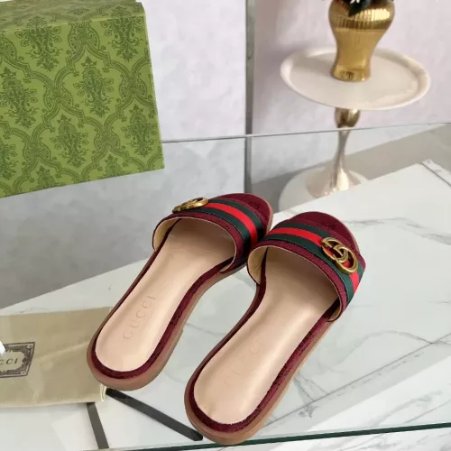 Replica Gucci Slippers For Women #1320372 $82.00 USD for Wholesale