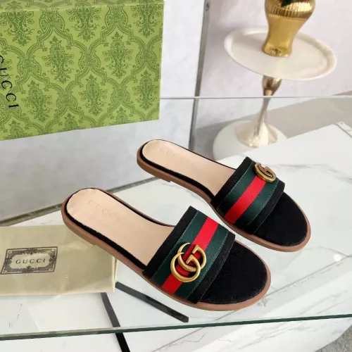 Replica Gucci Slippers For Women #1320373 $82.00 USD for Wholesale