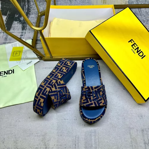 Replica Fendi Slippers For Women #1320469 $85.00 USD for Wholesale