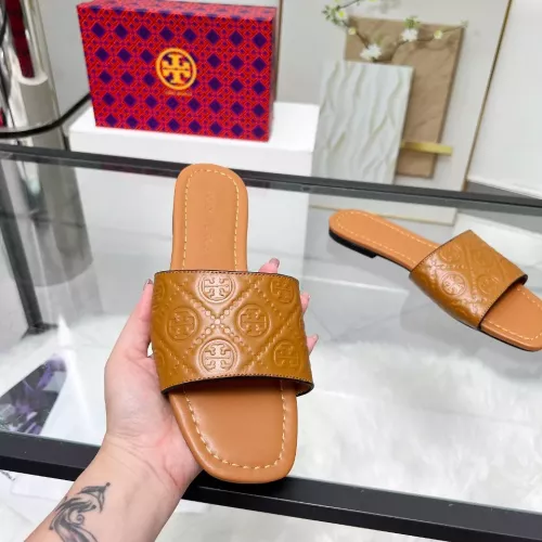 Replica Tory Burch TB Slippers For Women #1320734 $82.00 USD for Wholesale