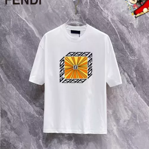 Fendi T-Shirts Short Sleeved For Unisex #1320960 $25.00 USD, Wholesale Replica Fendi T-Shirts