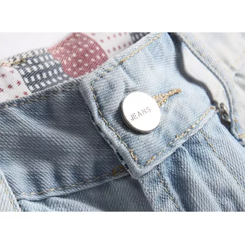 Replica Balmain Jeans For Men #1321329 $42.00 USD for Wholesale