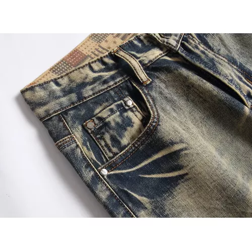 Replica Balmain Jeans For Men #1321330 $42.00 USD for Wholesale