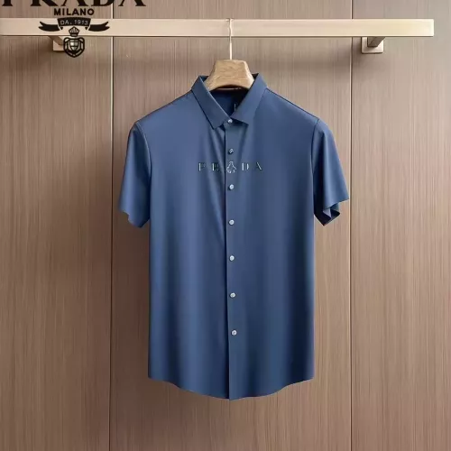 Prada Shirts Short Sleeved For Men #1321391