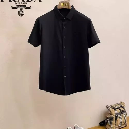Prada Shirts Short Sleeved For Men #1321403