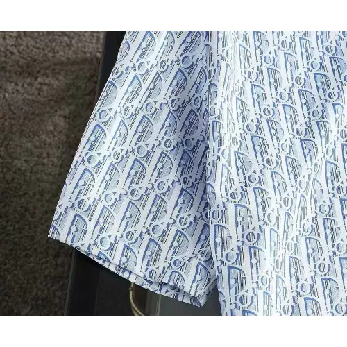 Replica Christian Dior Shirts Short Sleeved For Men #1321459 $36.00 USD for Wholesale