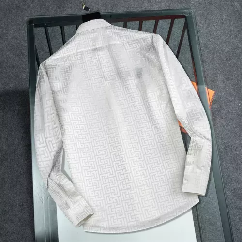 Replica Balmain Shirts Long Sleeved For Men #1321476 $48.00 USD for Wholesale