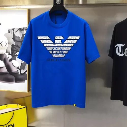 Armani T-Shirts Short Sleeved For Men #1321796 $40.00 USD, Wholesale Replica Armani T-Shirts