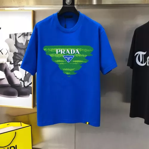 Prada T-Shirts Short Sleeved For Men #1321843 $40.00 USD, Wholesale Replica Prada T-Shirts