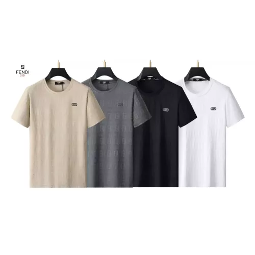 Replica Fendi T-Shirts Short Sleeved For Men #1321869 $29.00 USD for Wholesale