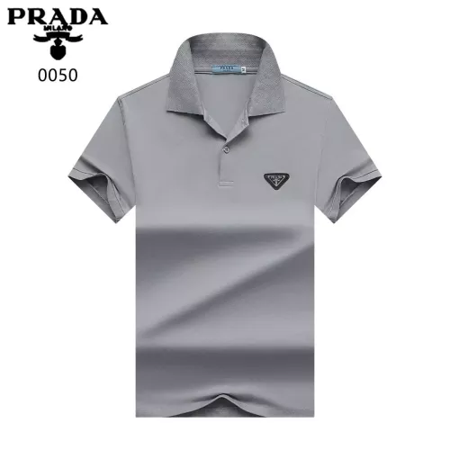 Prada T-Shirts Short Sleeved For Men #1321906