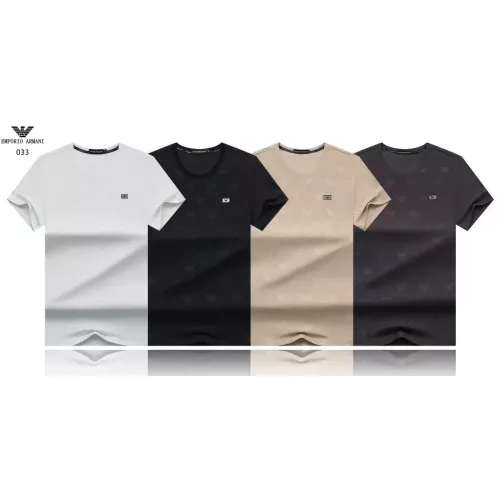 Replica Armani T-Shirts Short Sleeved For Men #1321914 $29.00 USD for Wholesale