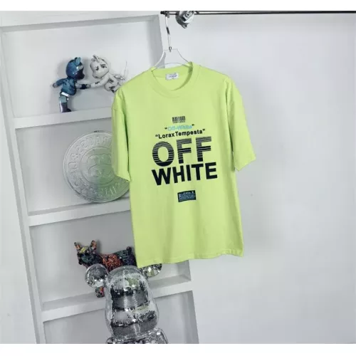 Off-White T-Shirts Short Sleeved For Unisex #1322077