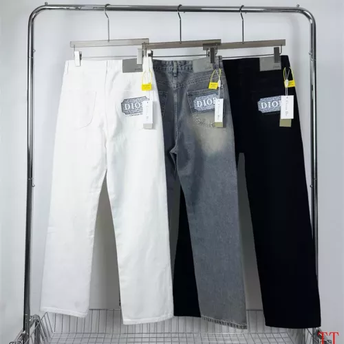 Replica Christian Dior Jeans For Men #1323174 $64.00 USD for Wholesale