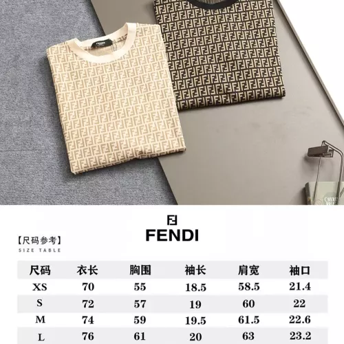 Replica Fendi T-Shirts Short Sleeved For Unisex #1323257 $40.00 USD for Wholesale