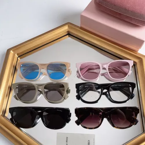 Replica MIU MIU AAA Quality Sunglasses #1324137 $60.00 USD for Wholesale