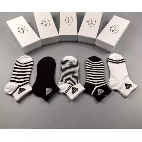 Replica Prada Socks #1324492 $25.00 USD for Wholesale
