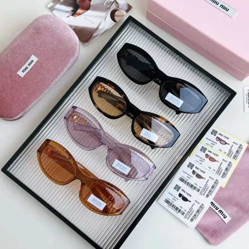 Replica MIU MIU AAA Quality Sunglasses #1324598 $60.00 USD for Wholesale